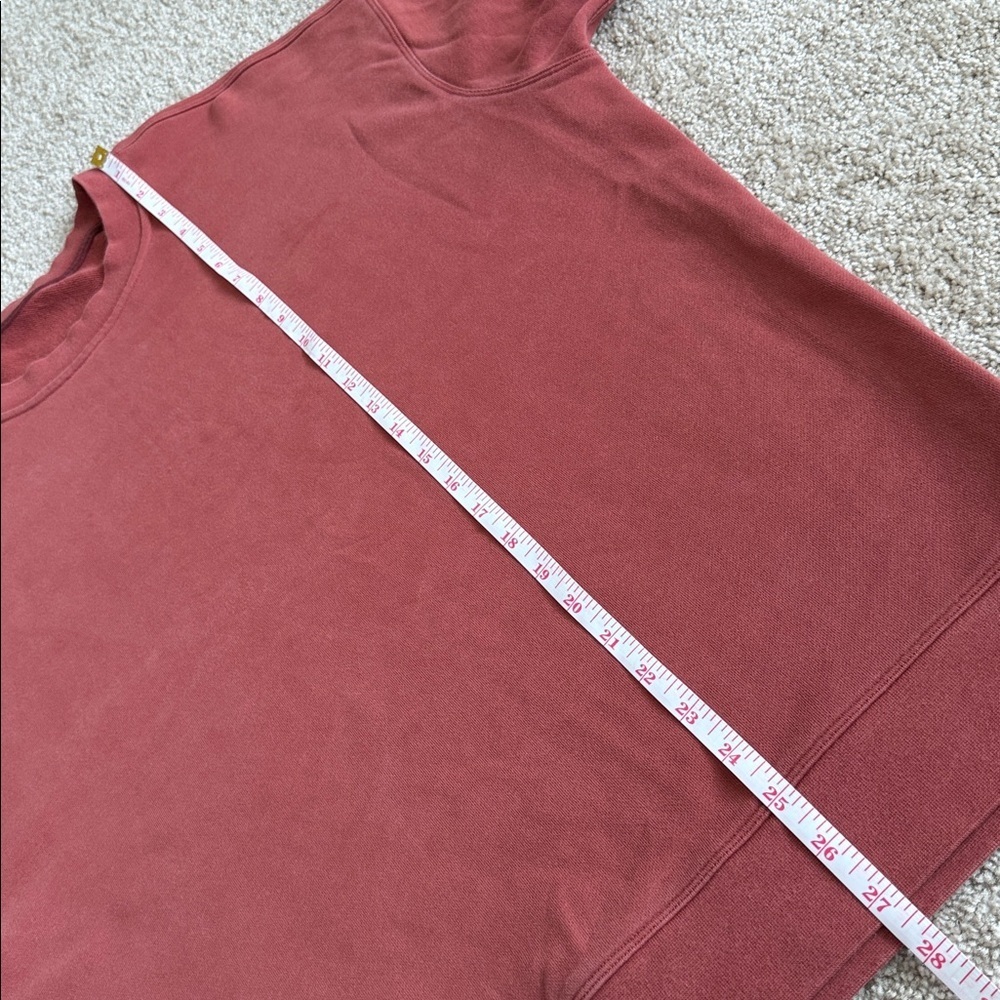 Lululemon Perfectly Oversized Crew Soft Cranberry - Picture 7 of 7
